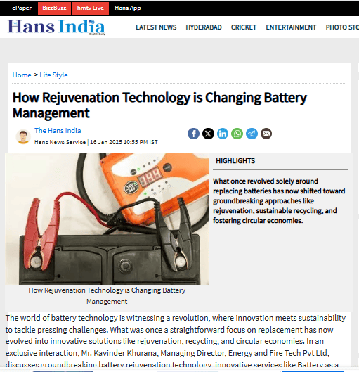 Rejuvenation Technology